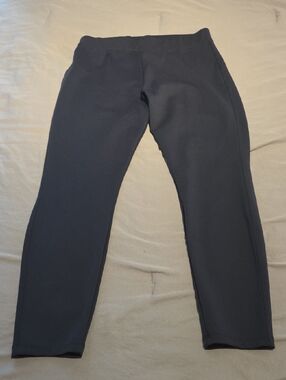 American Giant Navy Skinny Pants